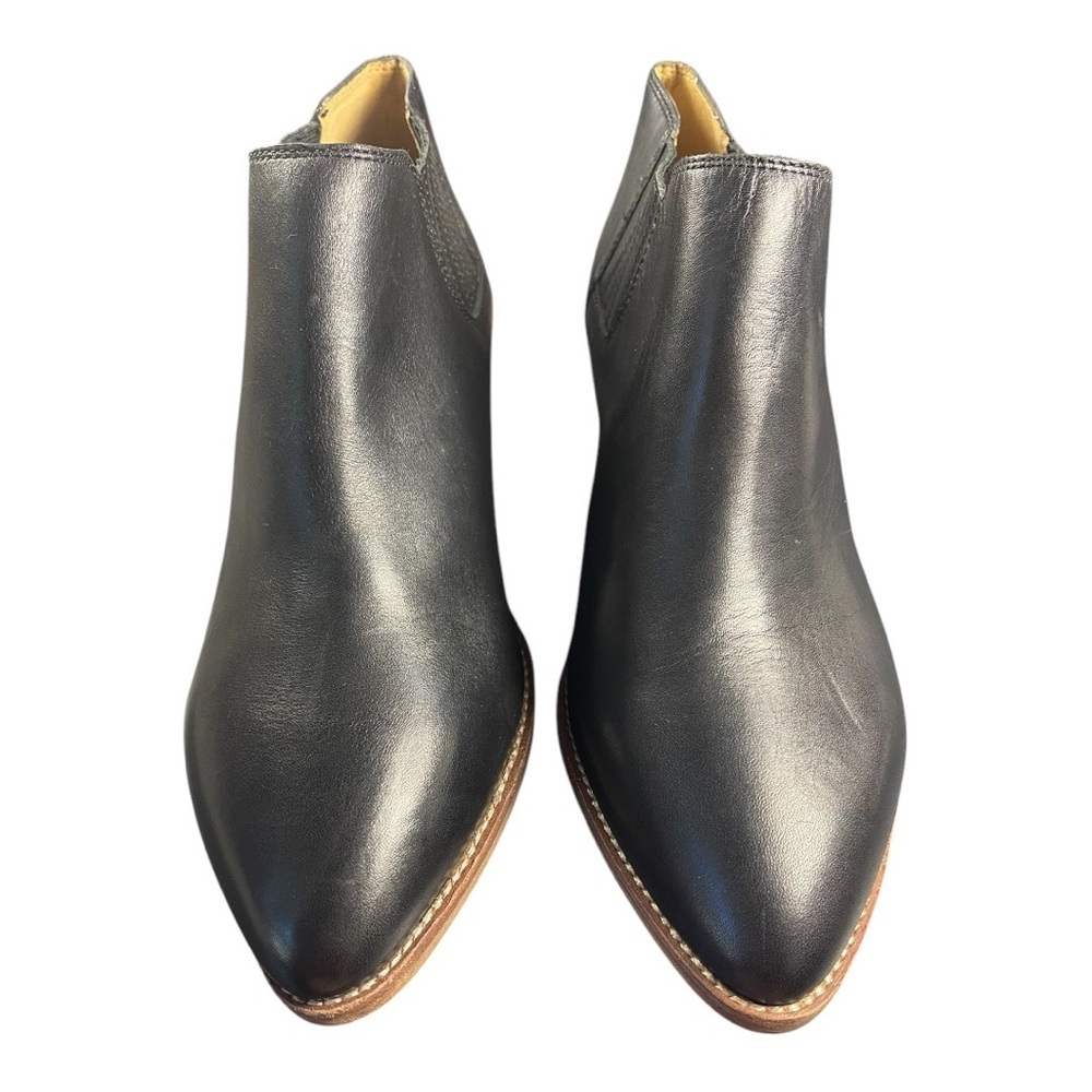 Madewell Black Leather Ankle Boots – Size 11